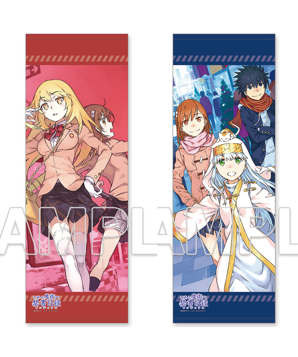 預購-魔法禁書目錄 20周年紀念 BIG應援毛巾 系列 全2款【日本進口精品】