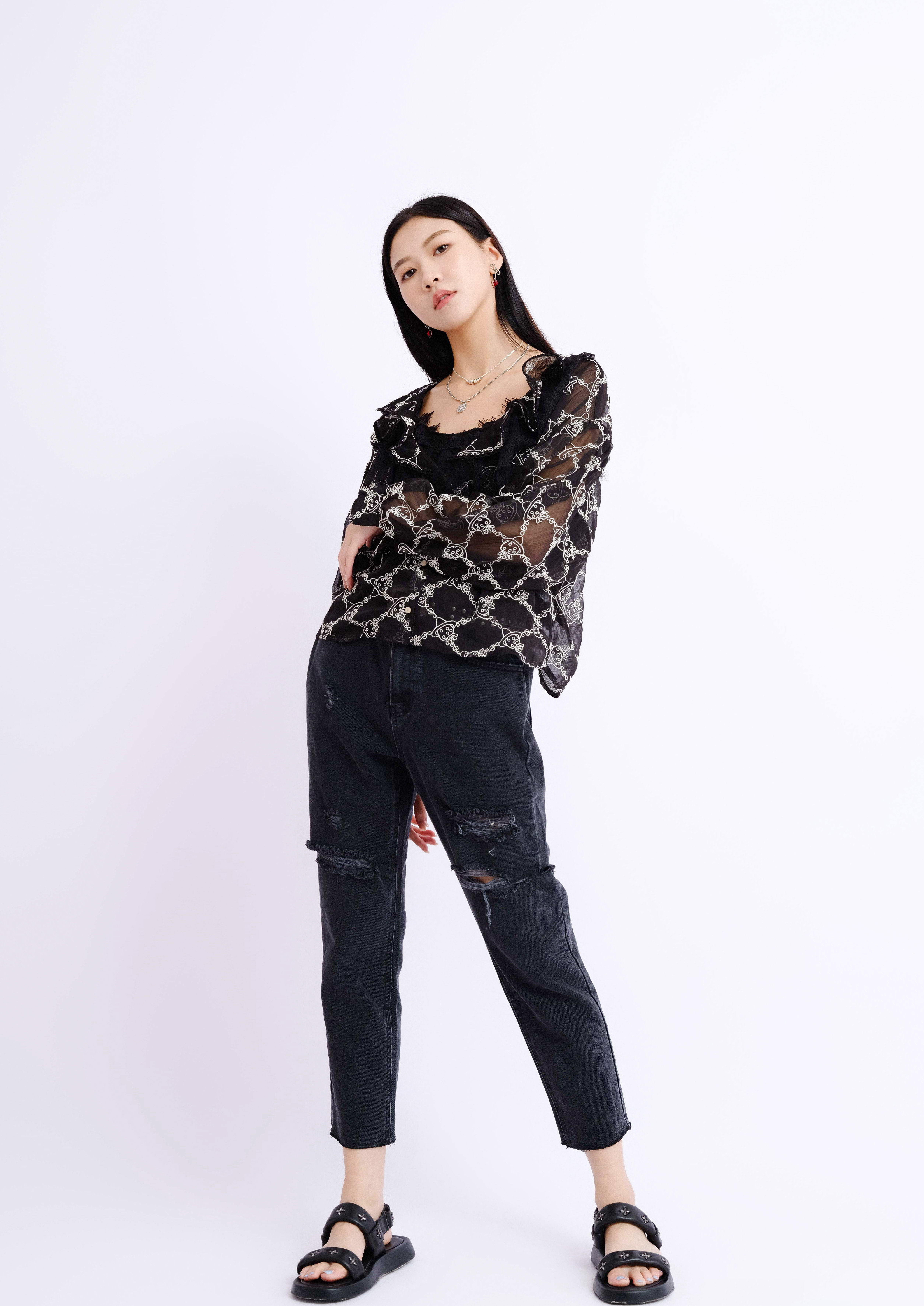 造型 1012（上衣＋牛仔褲）