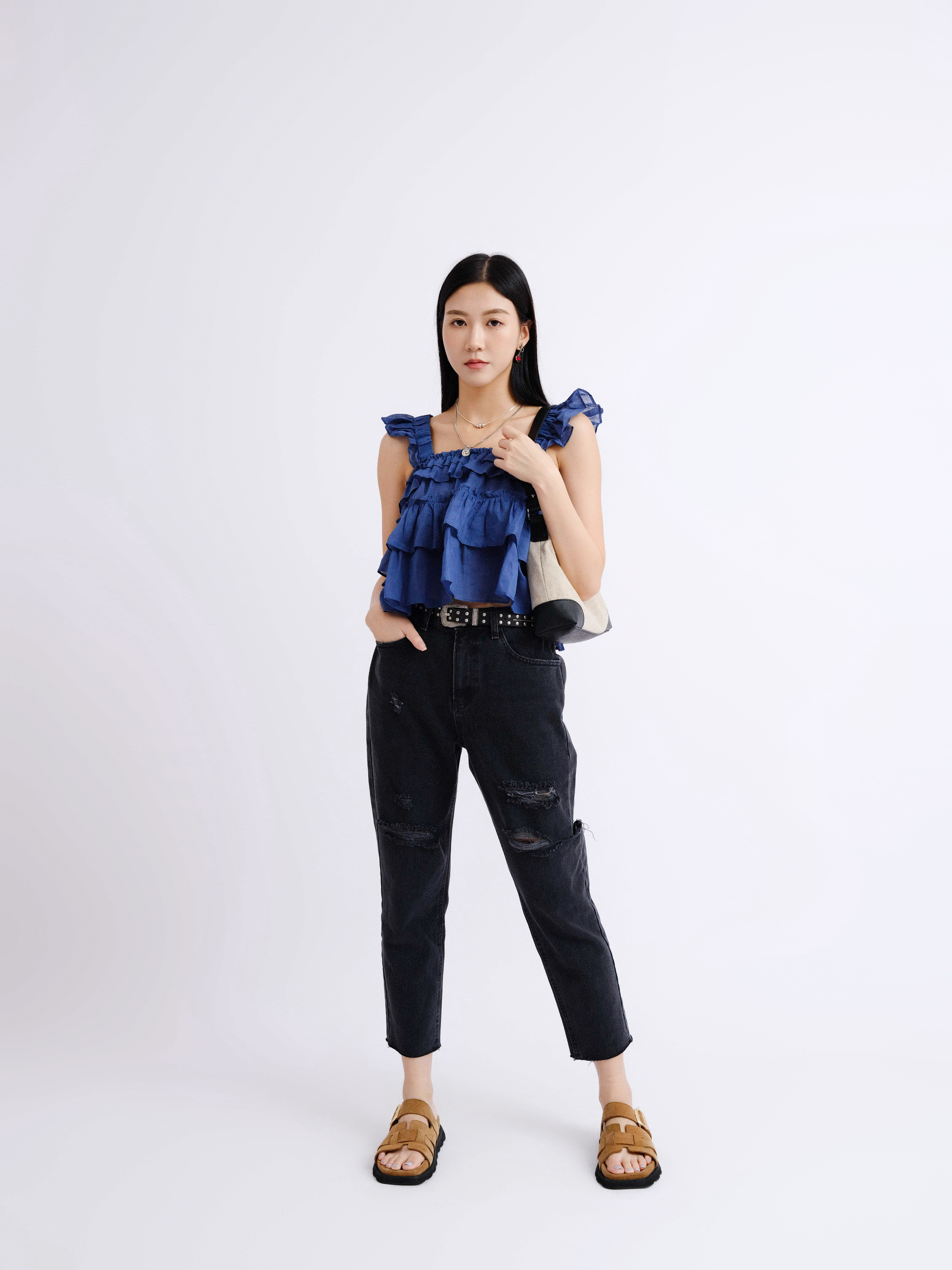 造型 1014（上衣＋牛仔褲）