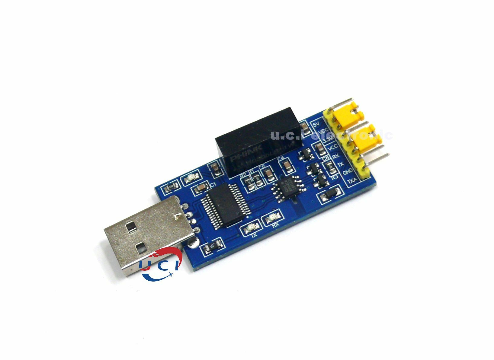 【UCI電子】(11-5) FT232隔離串口模組 USB轉TTL USB轉串口 磁隔離 FT232RL光電隔離