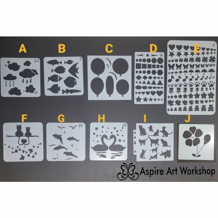 PET膠消字板 (每塊$3-7）