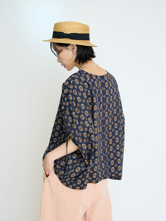 秘藏珍寶綁帶罩衫-靈芝