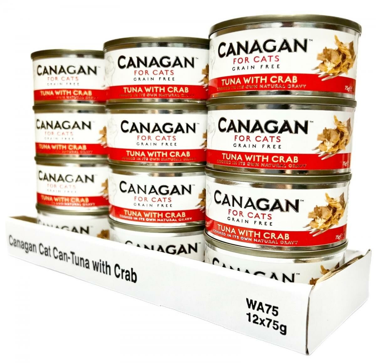 原之選 貓罐頭 - 吞拿魚伴蟹肉配方 75G (Tuna With Carb) [原箱12罐]