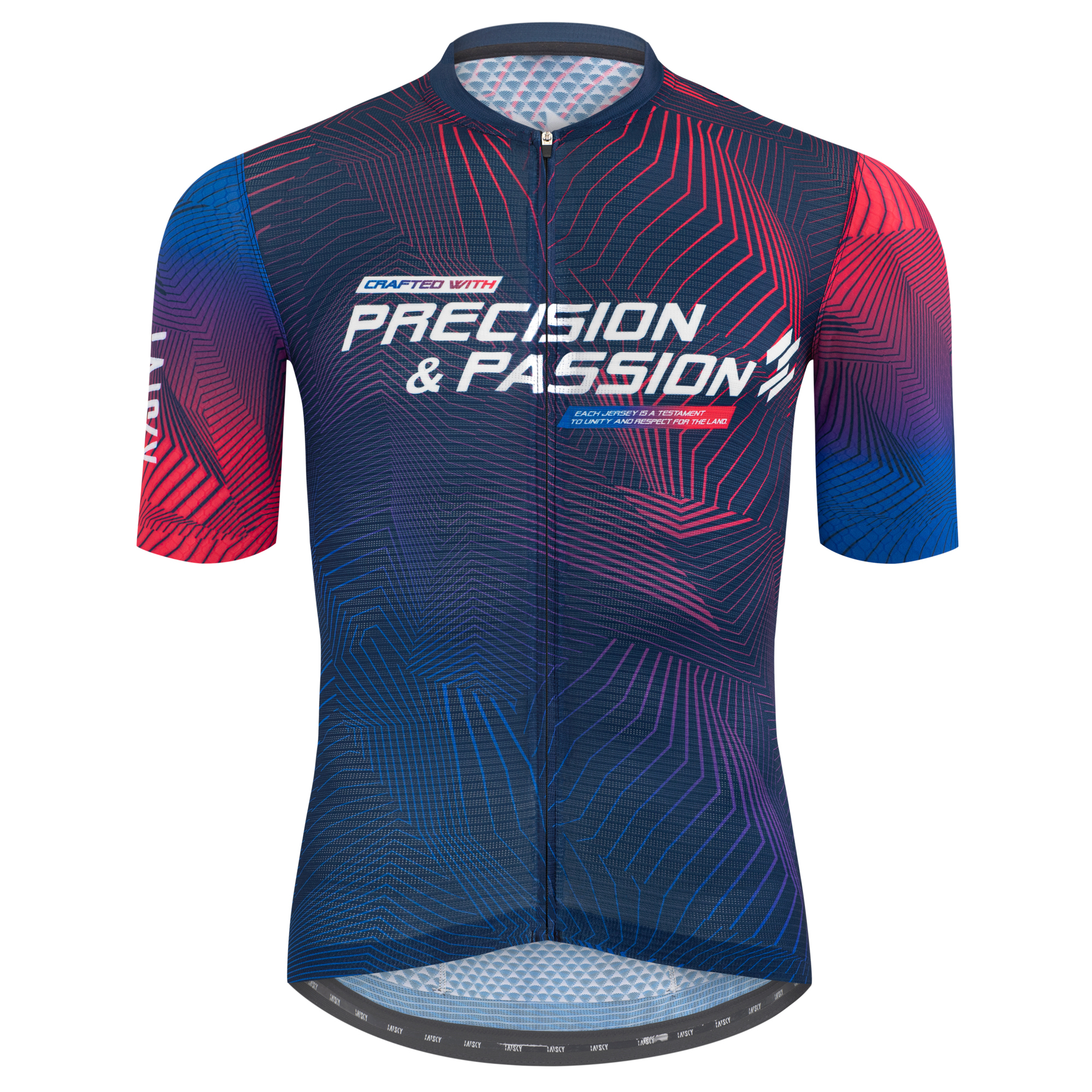 男款空力短車衣 熾熱 藍