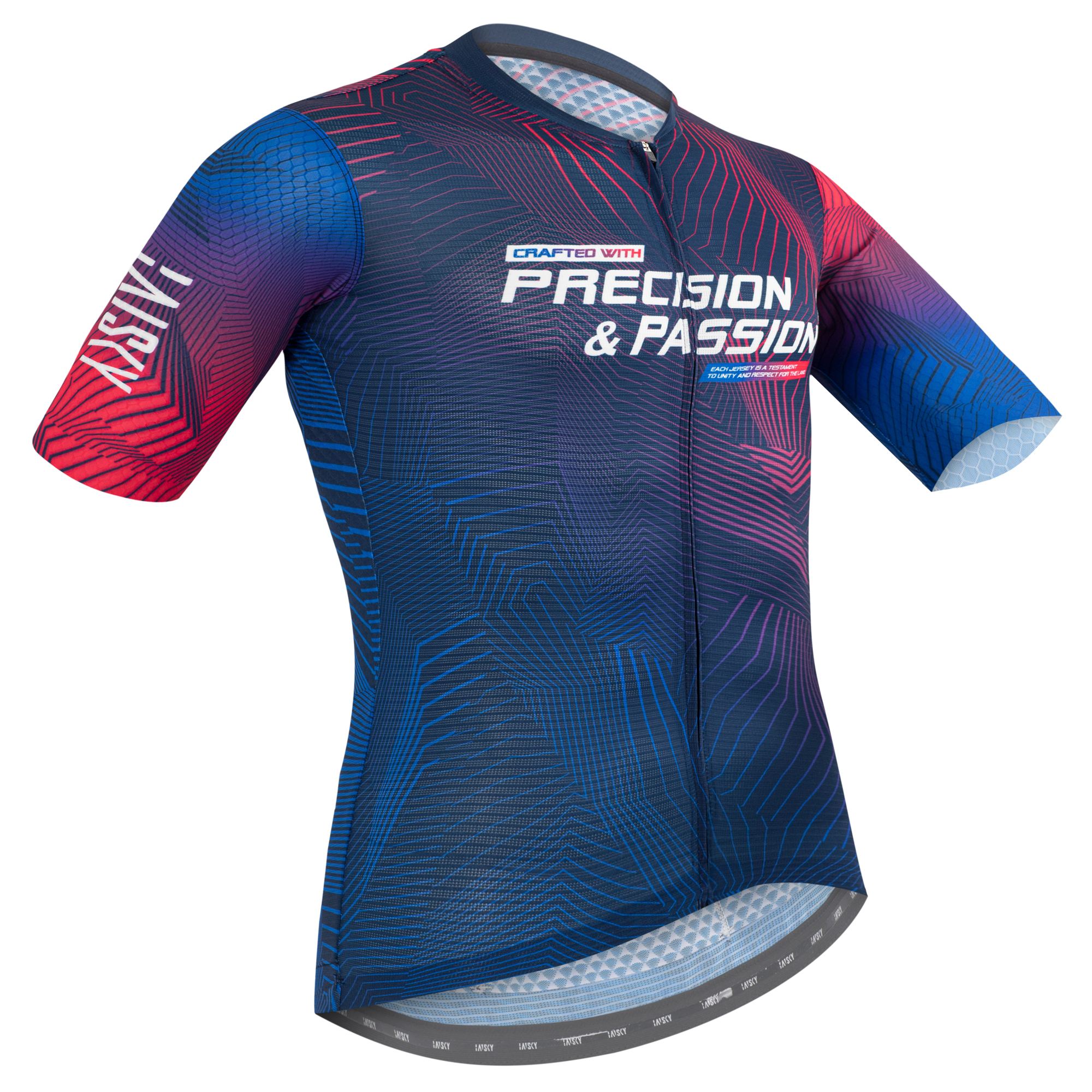 男款空力短車衣 熾熱 藍