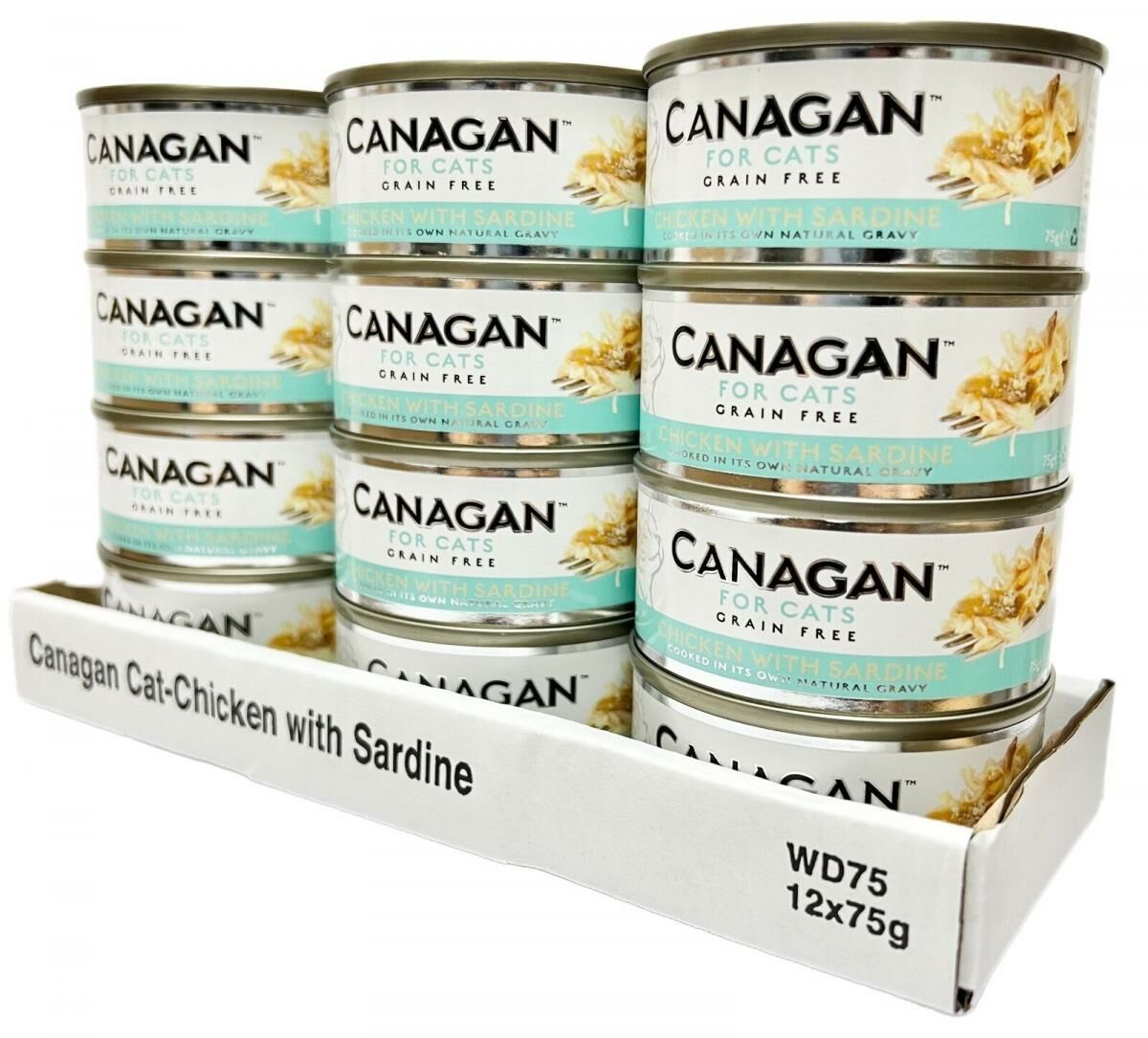 Canagan Canned Food - Chicken With Sardine For Cats 75g  [原箱12罐]
