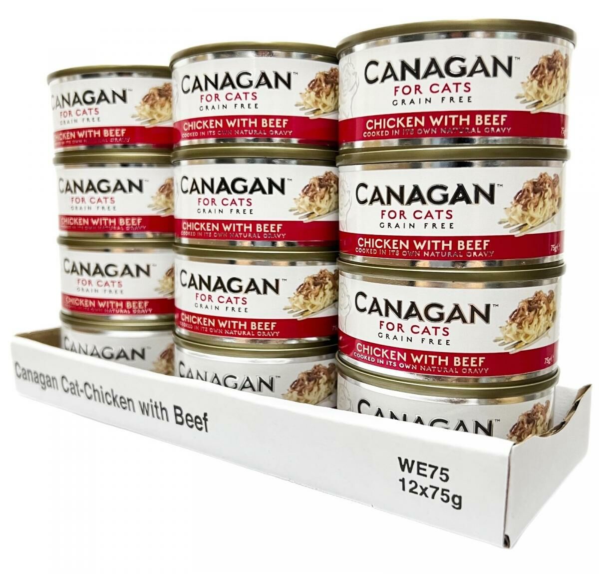 原之選 貓罐頭 - 雞肉伴牛肉配方 75G ( Chicken With Beef ) [原箱12罐]