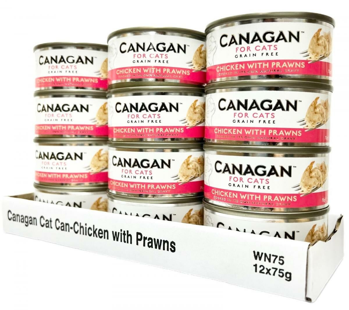 原之選 貓罐頭 - 雞肉伴蝦配方 75G (Chicken With Prawns) [原箱12罐]