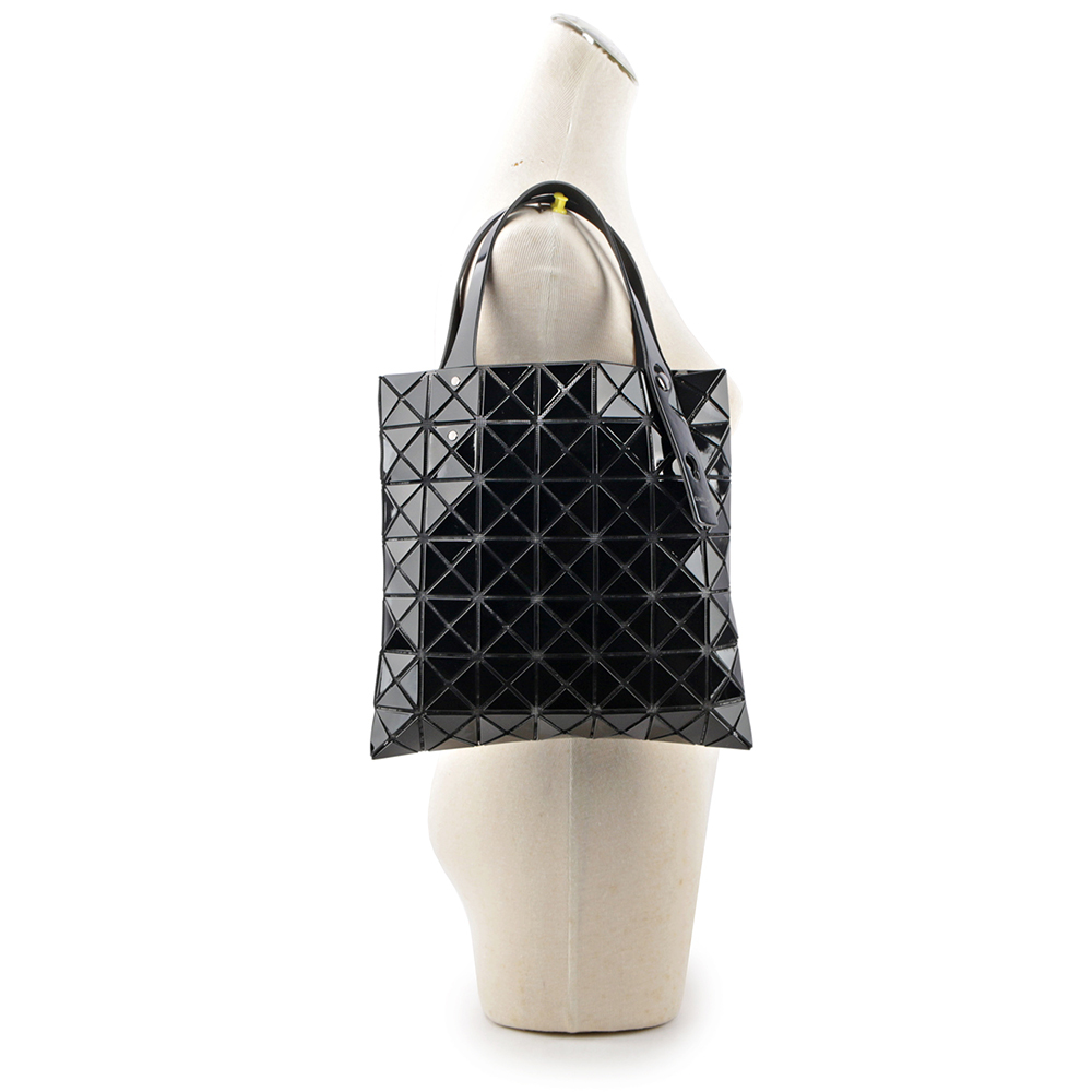 【ISSEY MIYAKE三宅一生】BAO BAO PRISM 7X7 亮面手提包(黑色) AG047 15