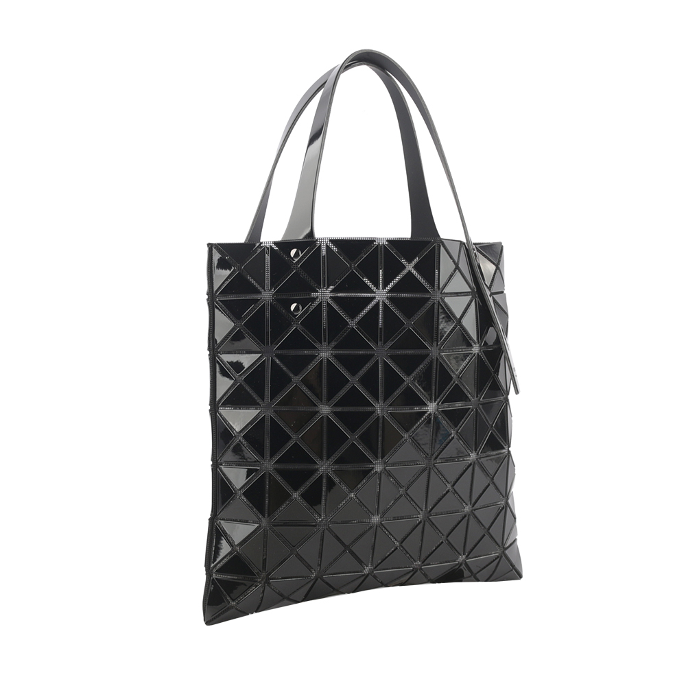 【ISSEY MIYAKE三宅一生】BAO BAO PRISM 7X7 亮面手提包(黑色) AG047 15