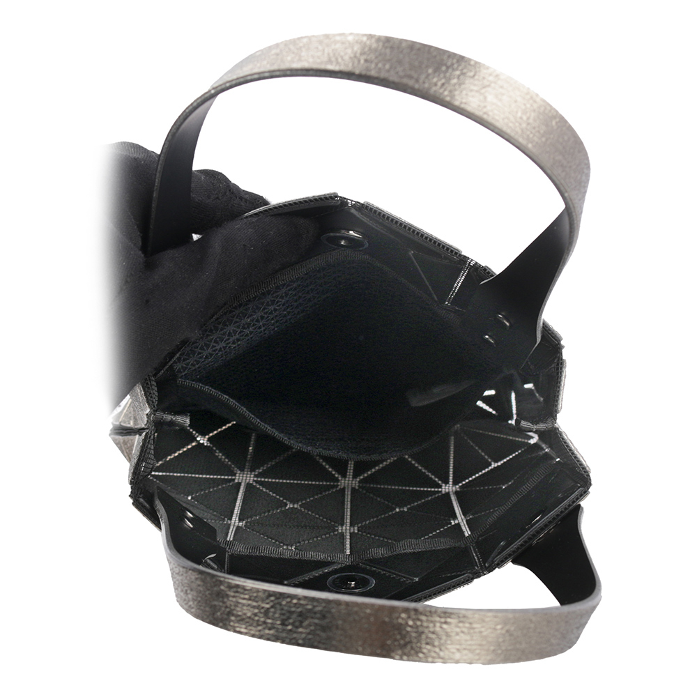 【ISSEY MIYAKE三宅一生】BAO BAO 5X4 立體金屬色迷你方盒手提包(槍銅色) AG173 94