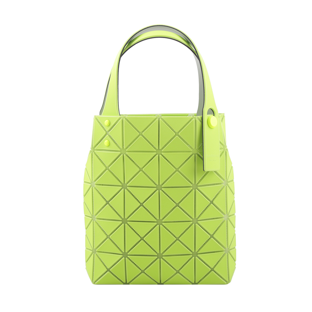 【ISSEY MIYAKE三宅一生】BAO BAO Prism Plus 5X4 霧面迷你手提包(黃綠色) AG521 55