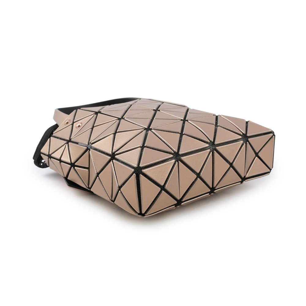 【ISSEY MIYAKE三宅一生】BAO BAO LUCENT BOXY 4X4 迷你金屬色手提包(橘色) AG651 32