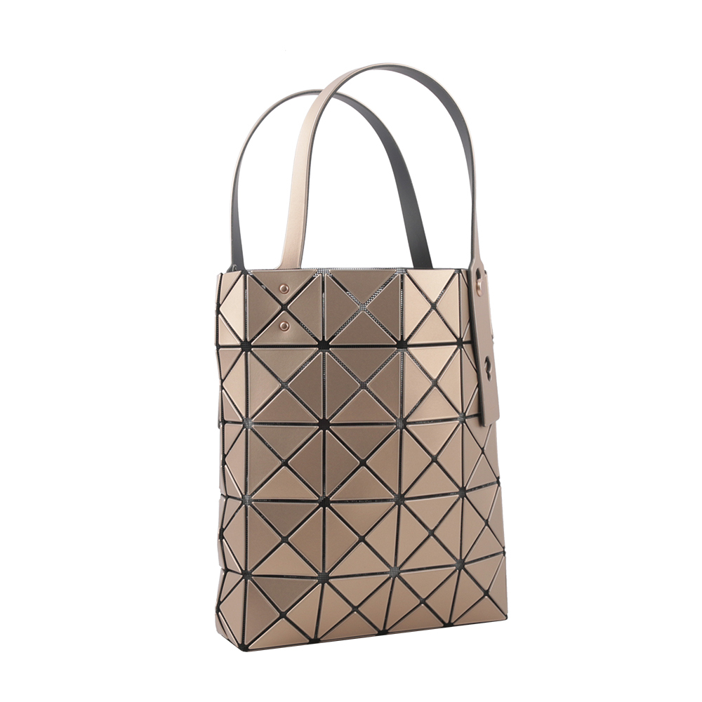 【ISSEY MIYAKE三宅一生】BAO BAO LUCENT BOXY 5X4 金屬色手提包