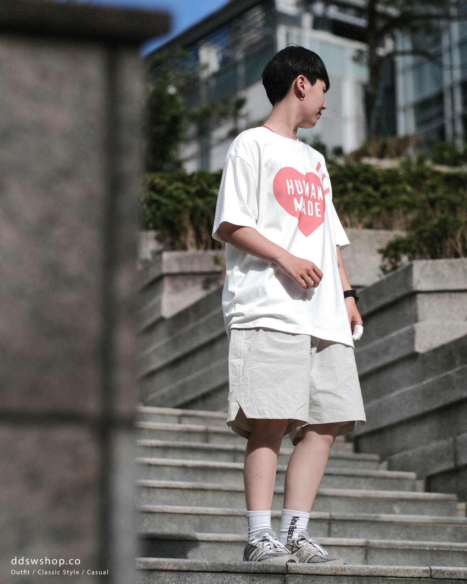 "現貨" Human Made 五二零紀念戀人短踢 白粉