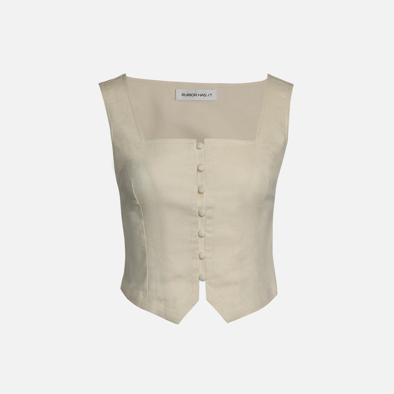 Linen Tailoring Tank Top
