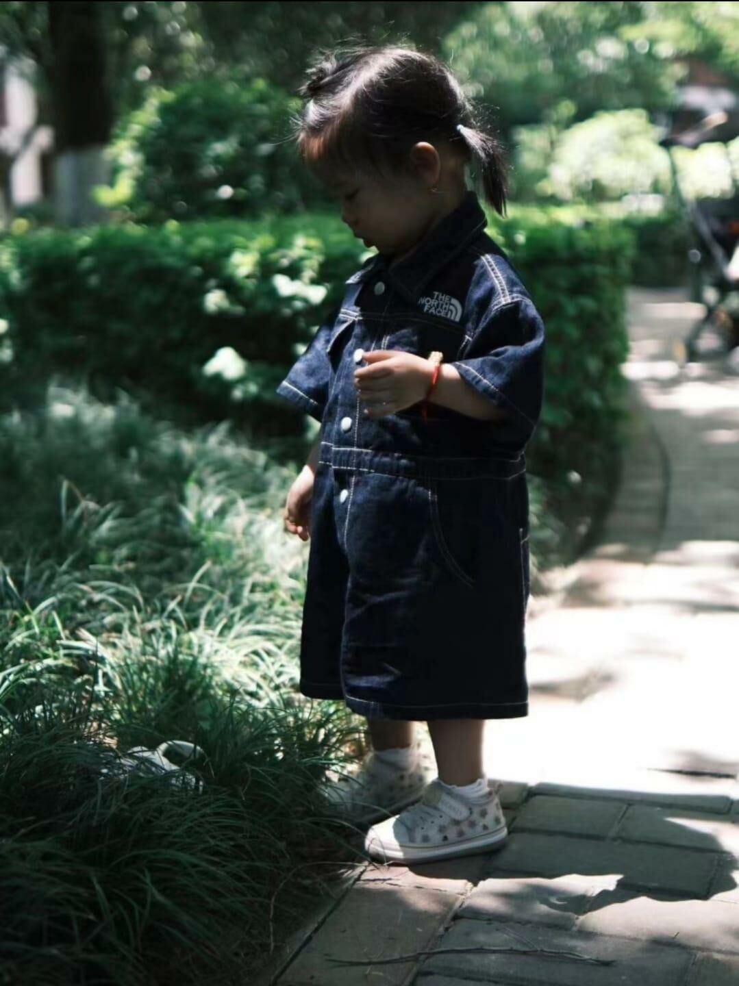 廠單 TNF工裝連身褲(軟薄牛仔料)