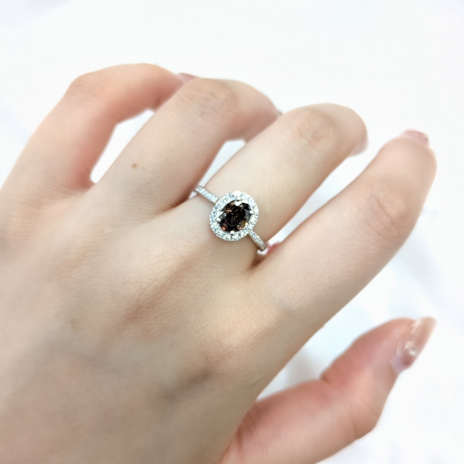 18K White Gold 1.17ct Diamond Ring