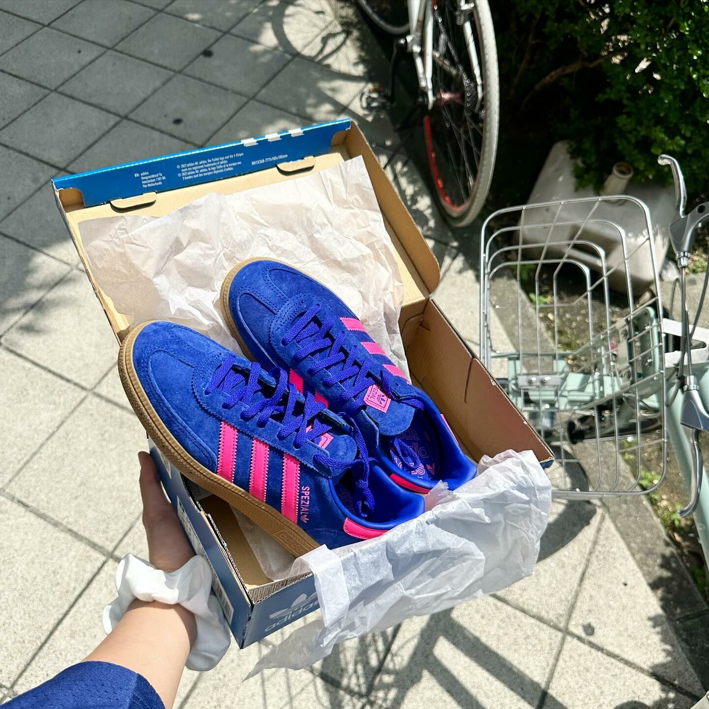 Adidas Originals Handball Spezial 藍莓雪糕 粉色 焦糖底 復古鞋 IH5373