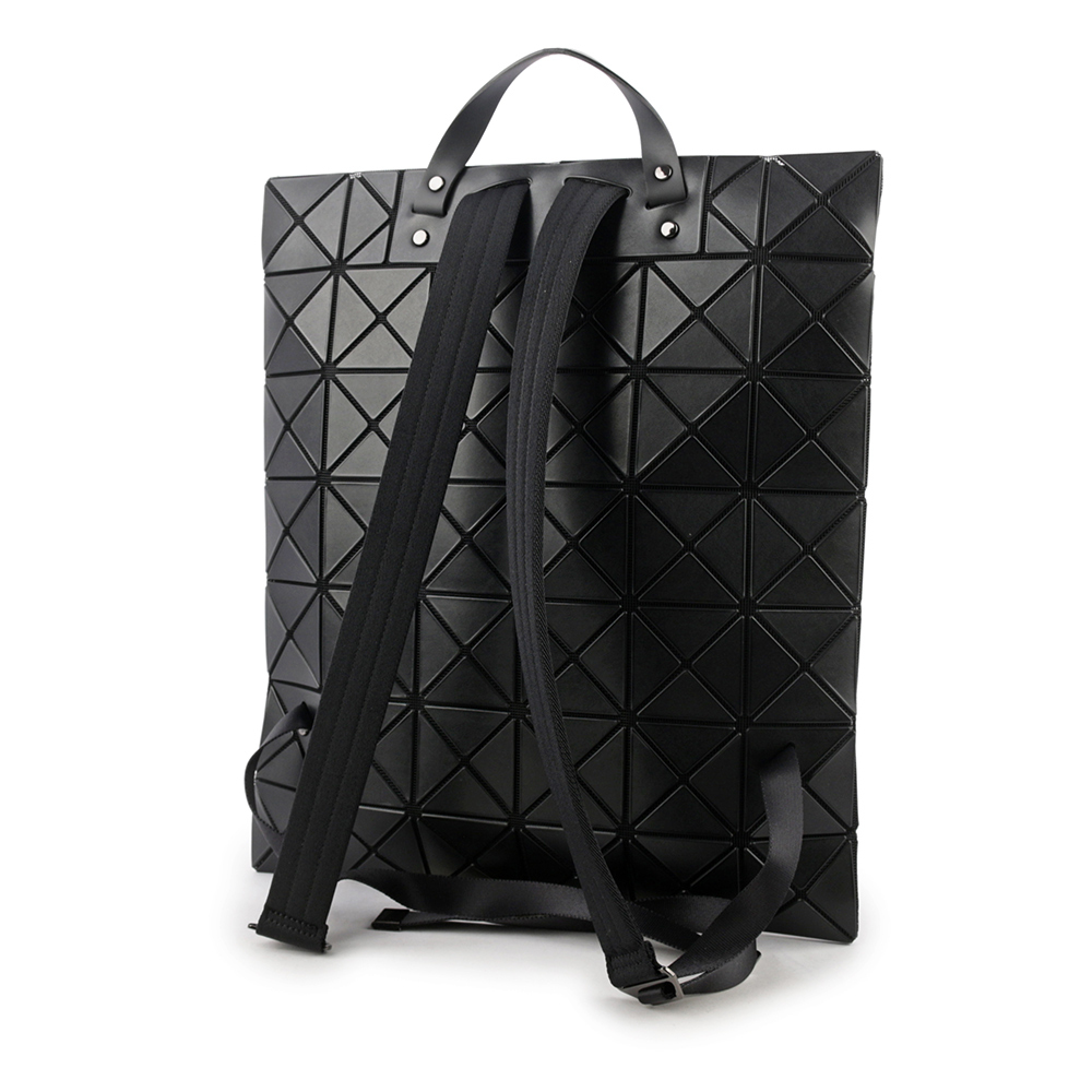 【ISSEY MIYAKE三宅一生】BAO BAO LUCENT 啞光霧面扁形後背包(黑色) AG691 16