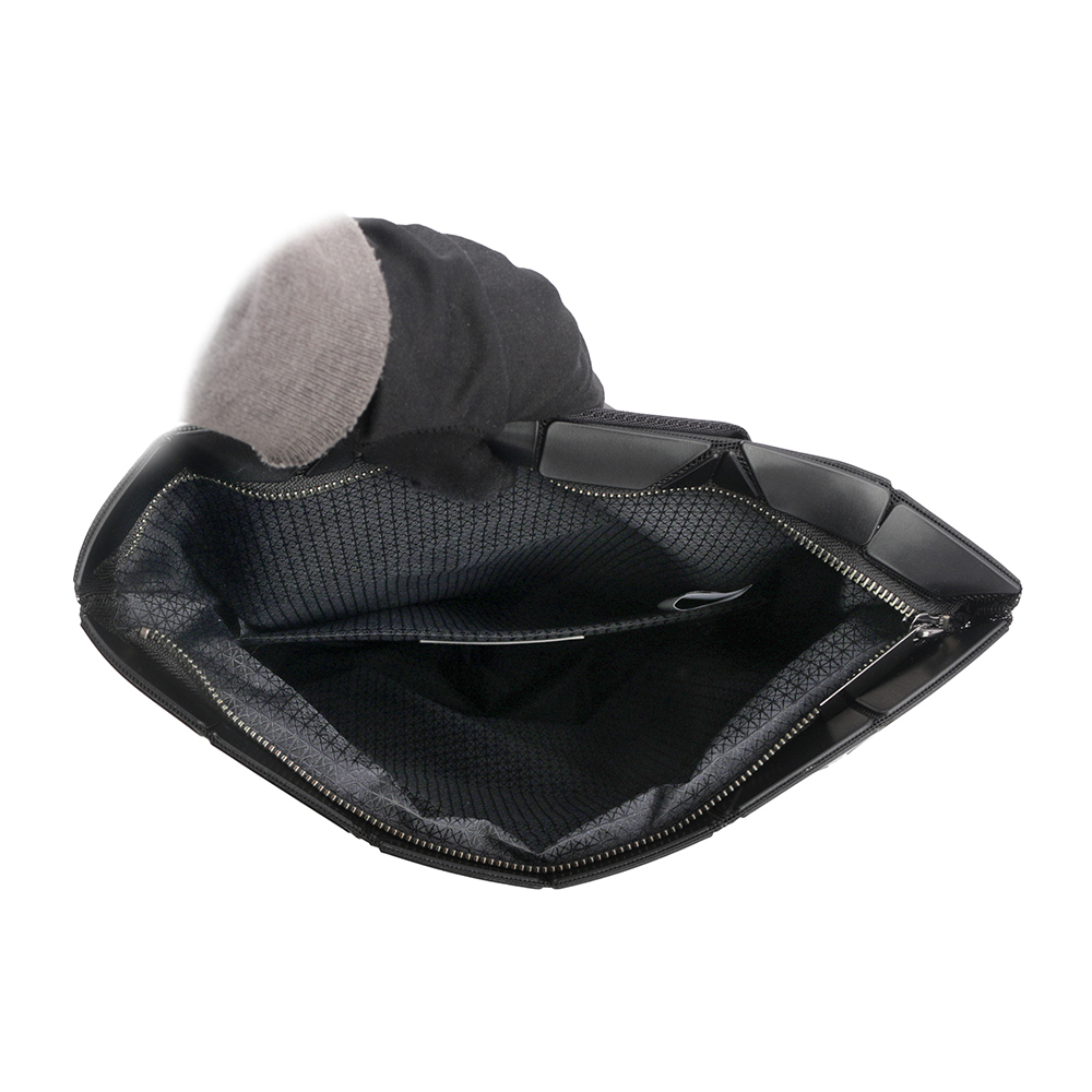 【ISSEY MIYAKE三宅一生】BAO BAO BLOCKY 啞光霧面拉鍊後背包(黑色) AG493 16