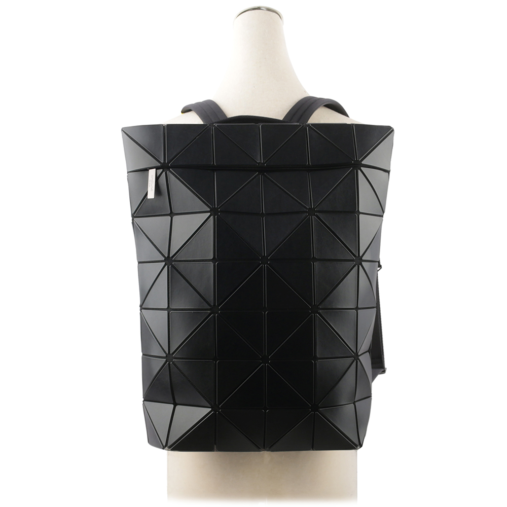 【ISSEY MIYAKE三宅一生】BAO BAO BLOCKY 啞光霧面拉鍊後背包(黑色) AG493 16