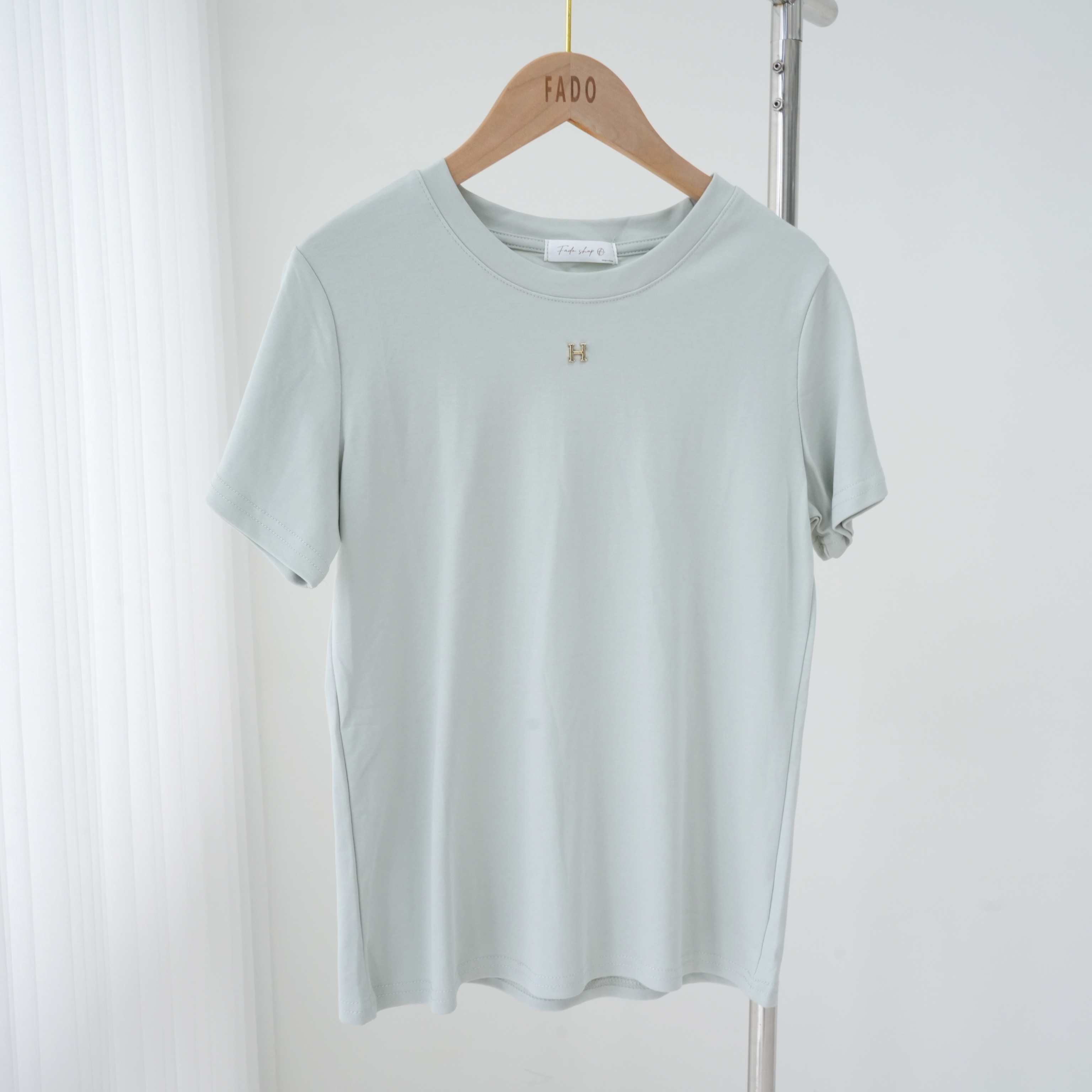 法朵Fado shop｜H配件彈力圓領Tee 021B071