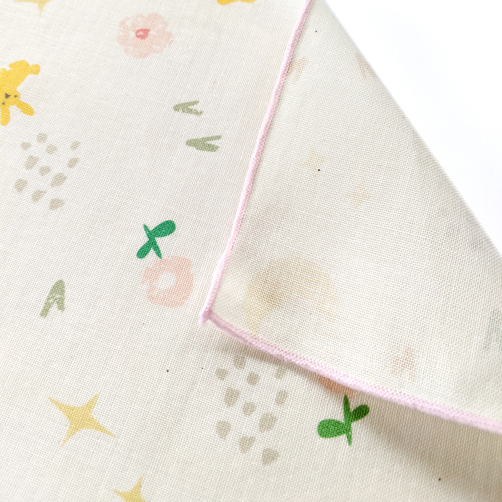 有機棉柔紗手帕-月光兔