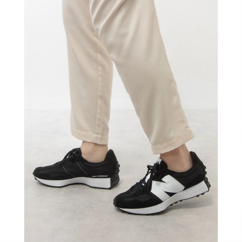 New Balance 327 黑灰色 黑色 白N字 復古 大尺寸 大腳 MS327CBW