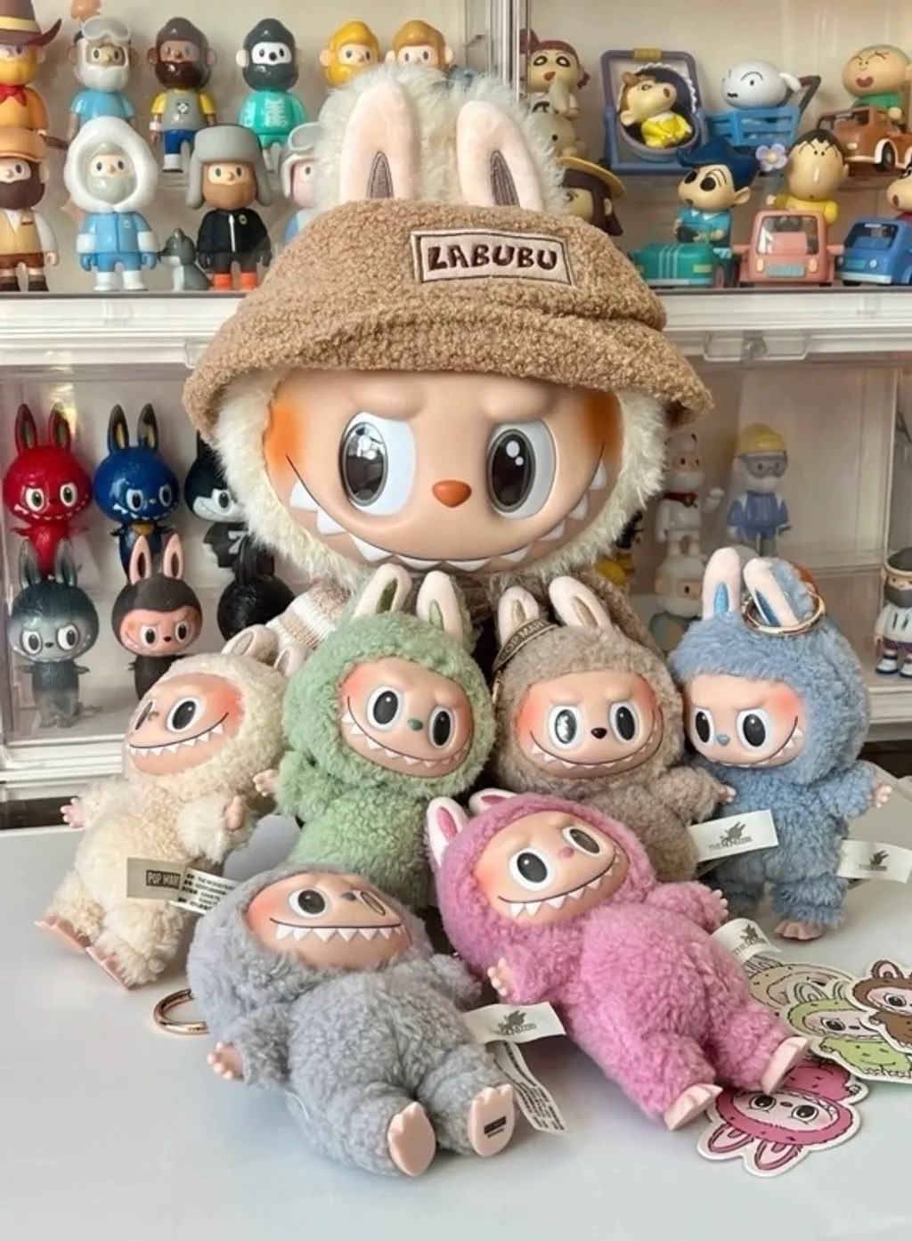 小精靈LABUBU 公仔掛飾 泡泡瑪特