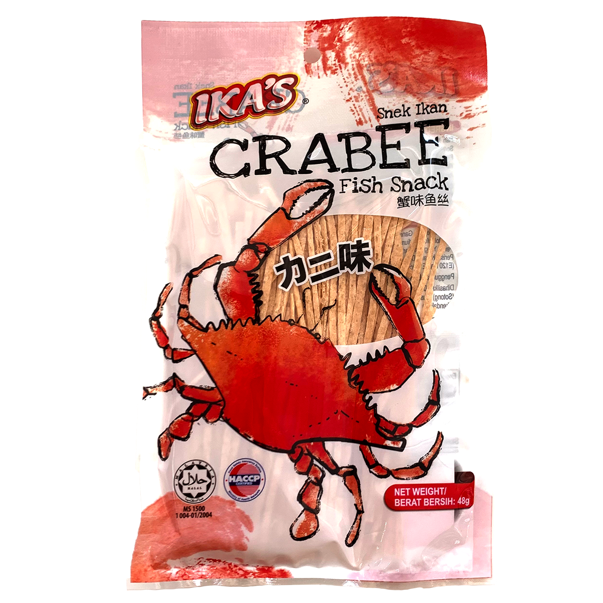 IKA’S -【1包裝】蟹味魚絲 (48g)