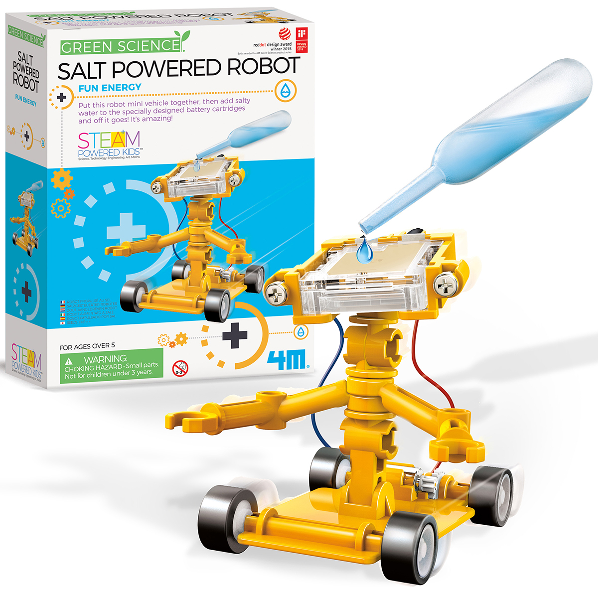 4M Green Science Salt-Powered Robot