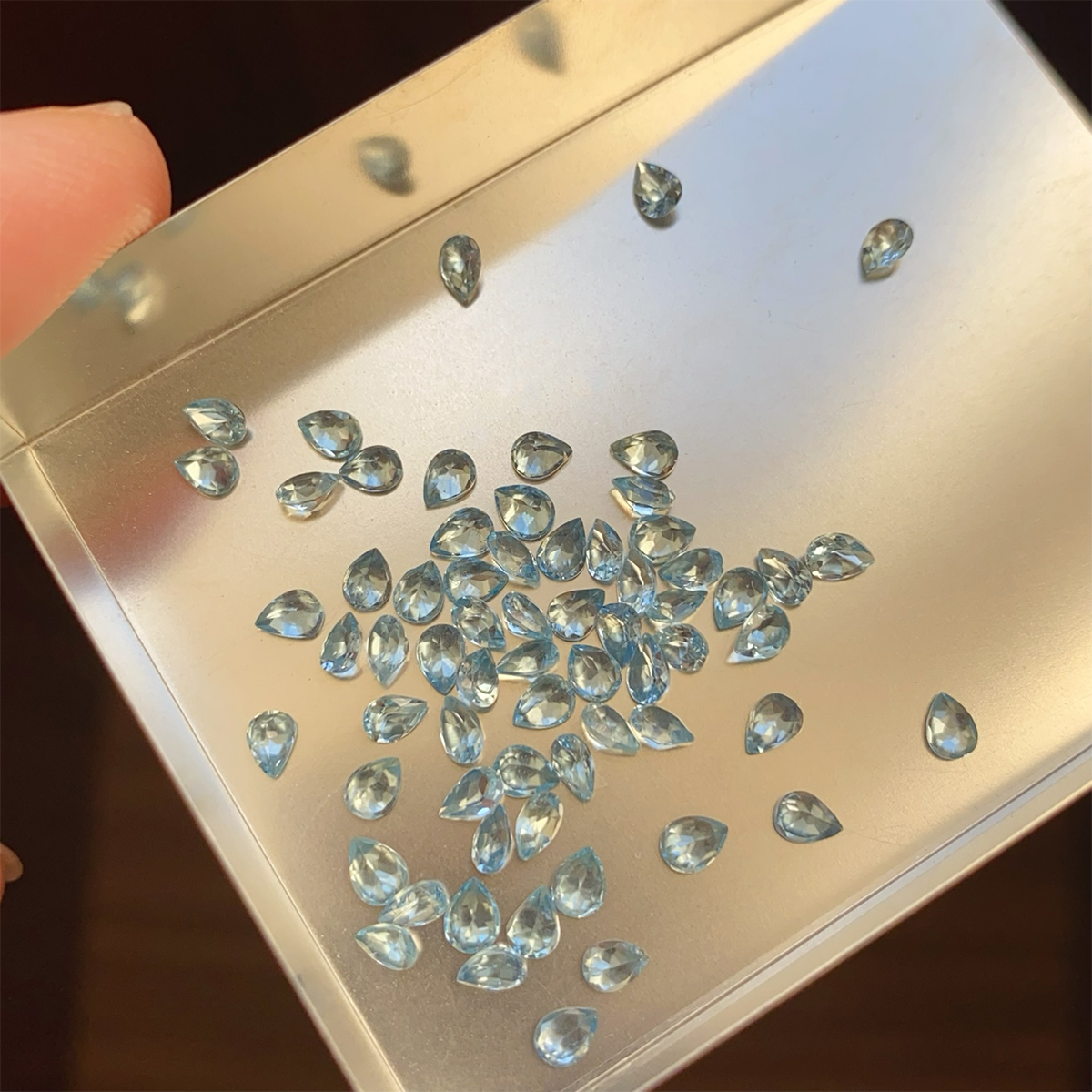 ◇ 海藍寶水滴形4x3mm|裸石(單顆) ◇ 海藍寶水滴形4x3mm|裸石(單顆)