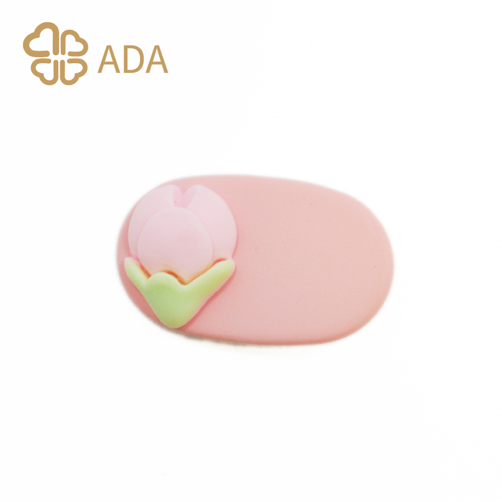 ADA 淺粉鬱金香髮夾1入