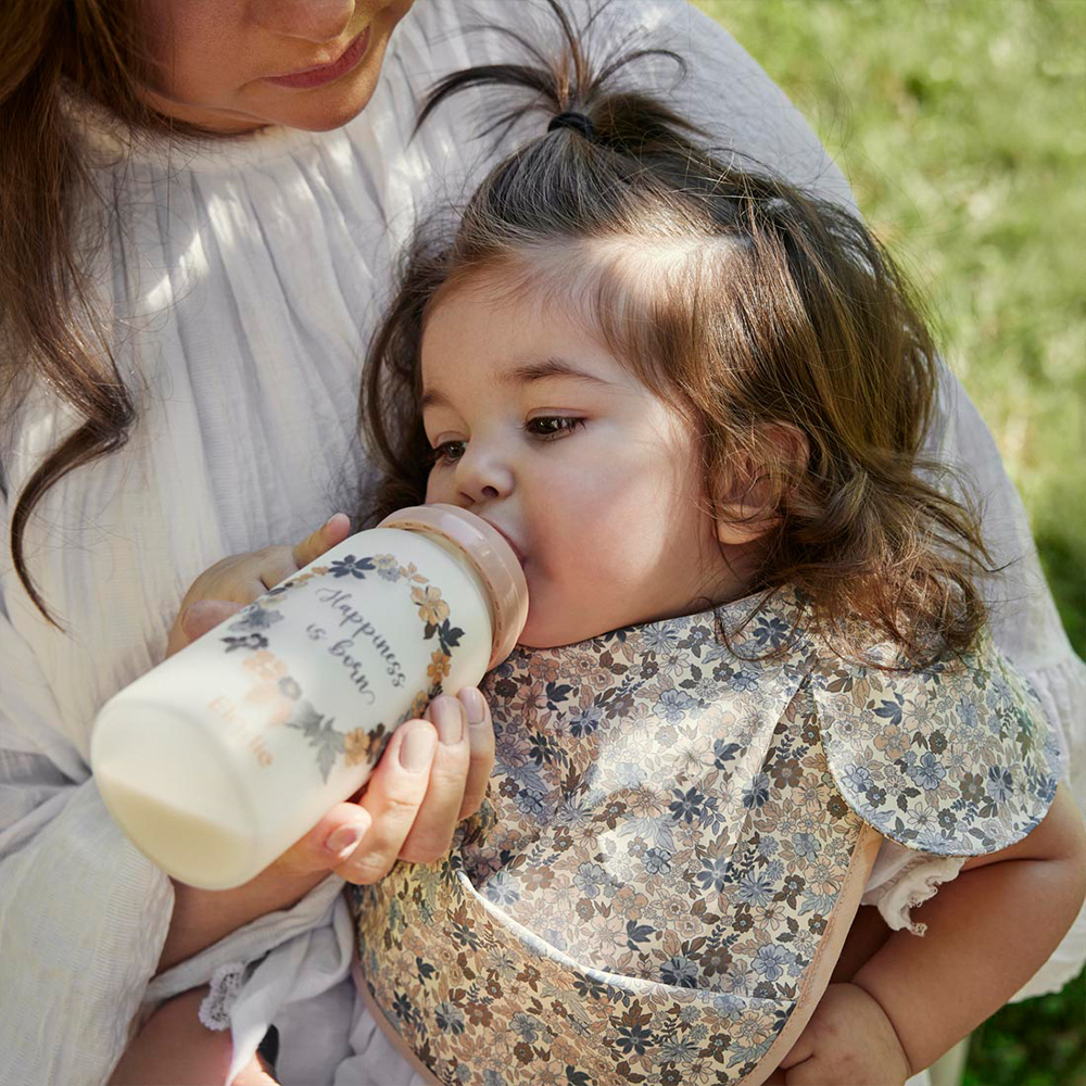 Elodie Details 防水口袋圍兜-藍色花園(Blue Garden)