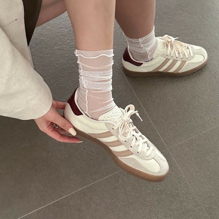 🇰🇷 ADIDAS GAZELLE INDOOR 櫻桃奶茶 大地色 奶油白 酒紅 復古 男鞋 IH0376 / 預購