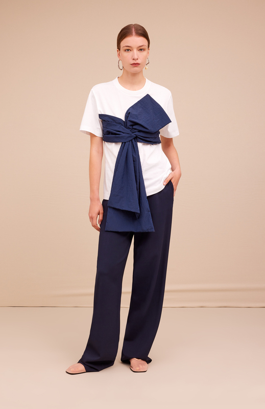 Erica Cavallini-蝴蝶結造型T-SHIRT