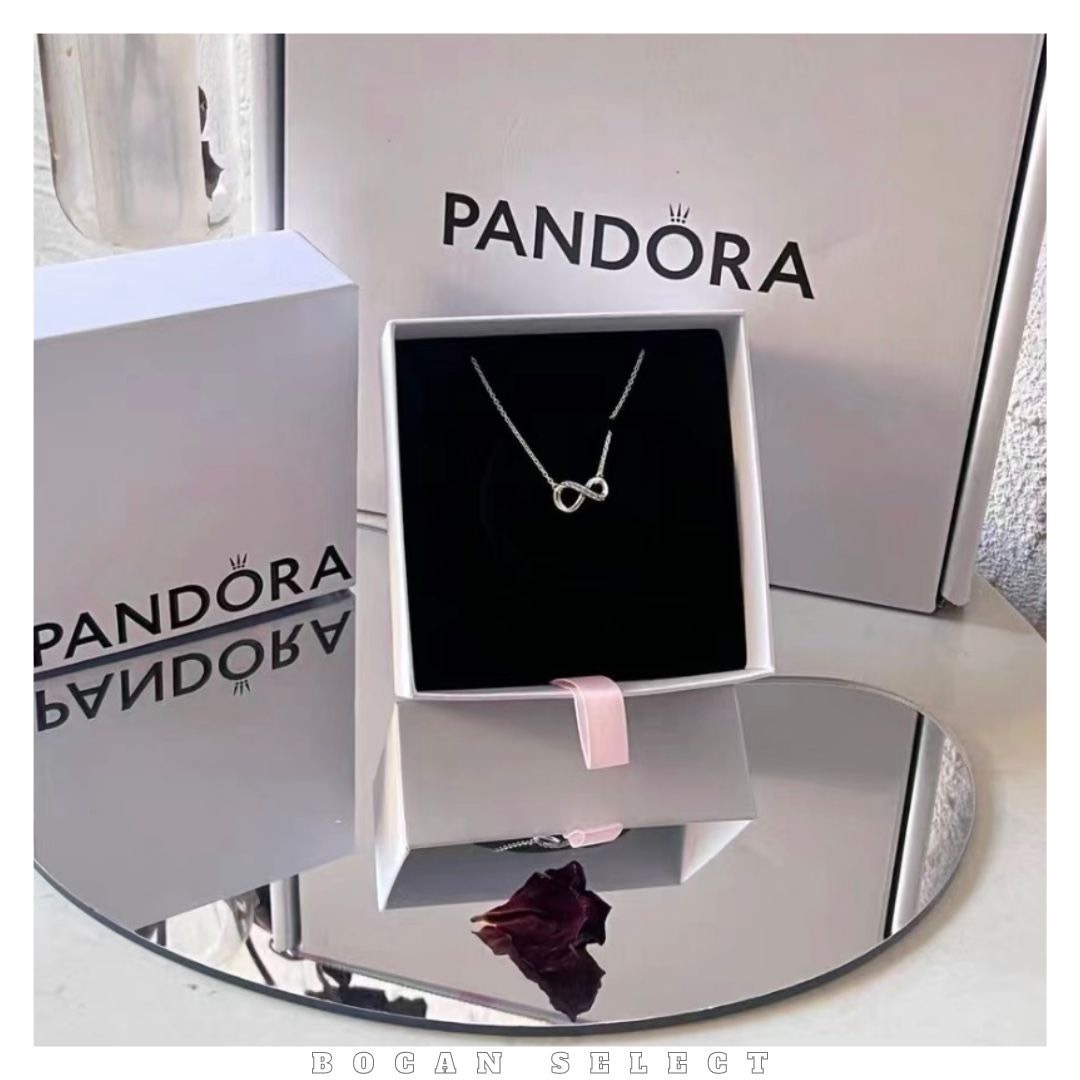 PANDORA 潘朵拉 無限 永恆925銀 項鍊∞