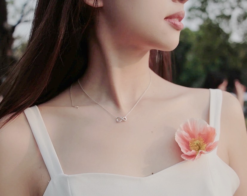 PANDORA 潘朵拉 無限 永恆925銀 項鍊∞