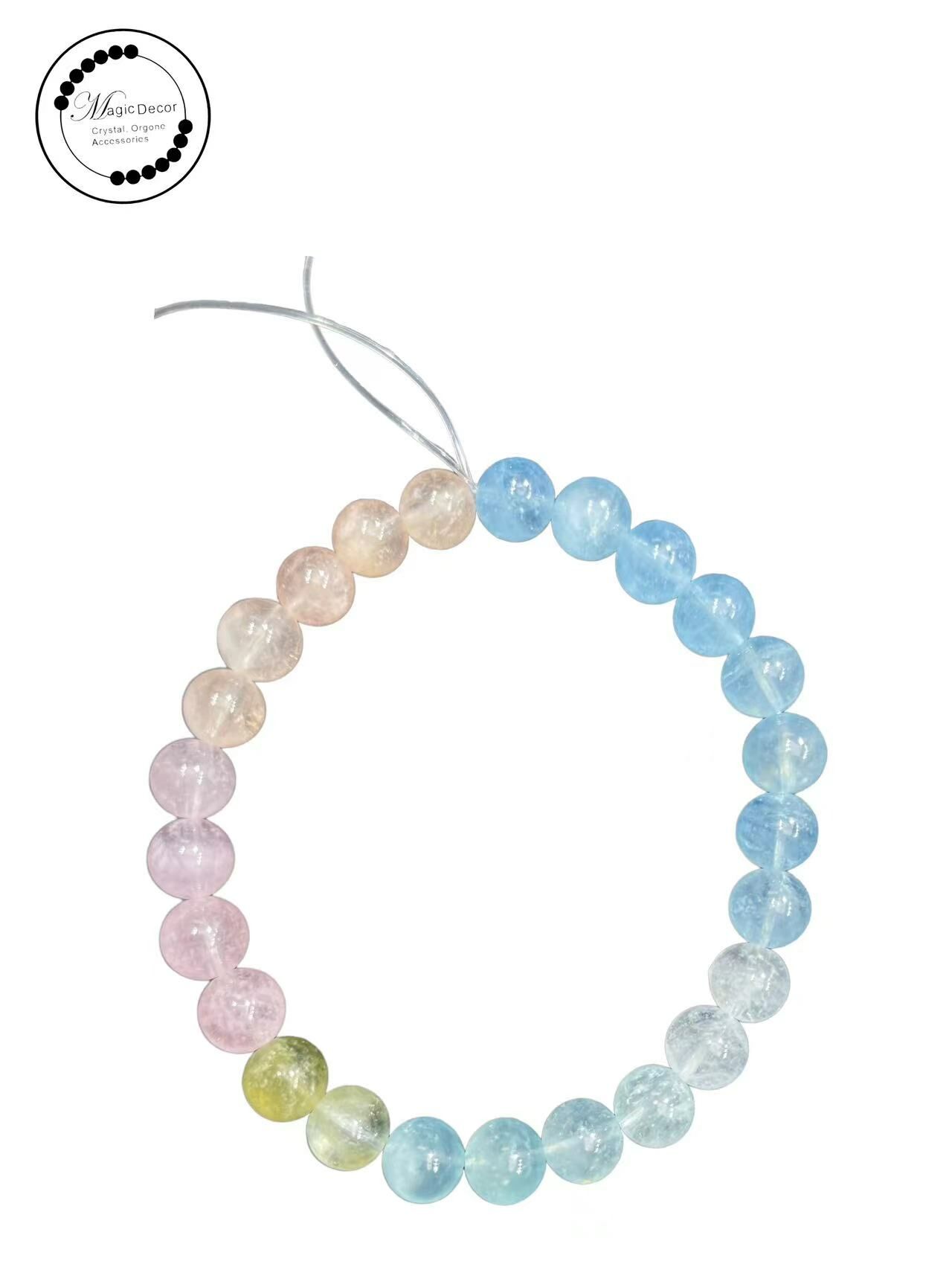 251115 -C28 7mm+傳承級冰透摩根石手串