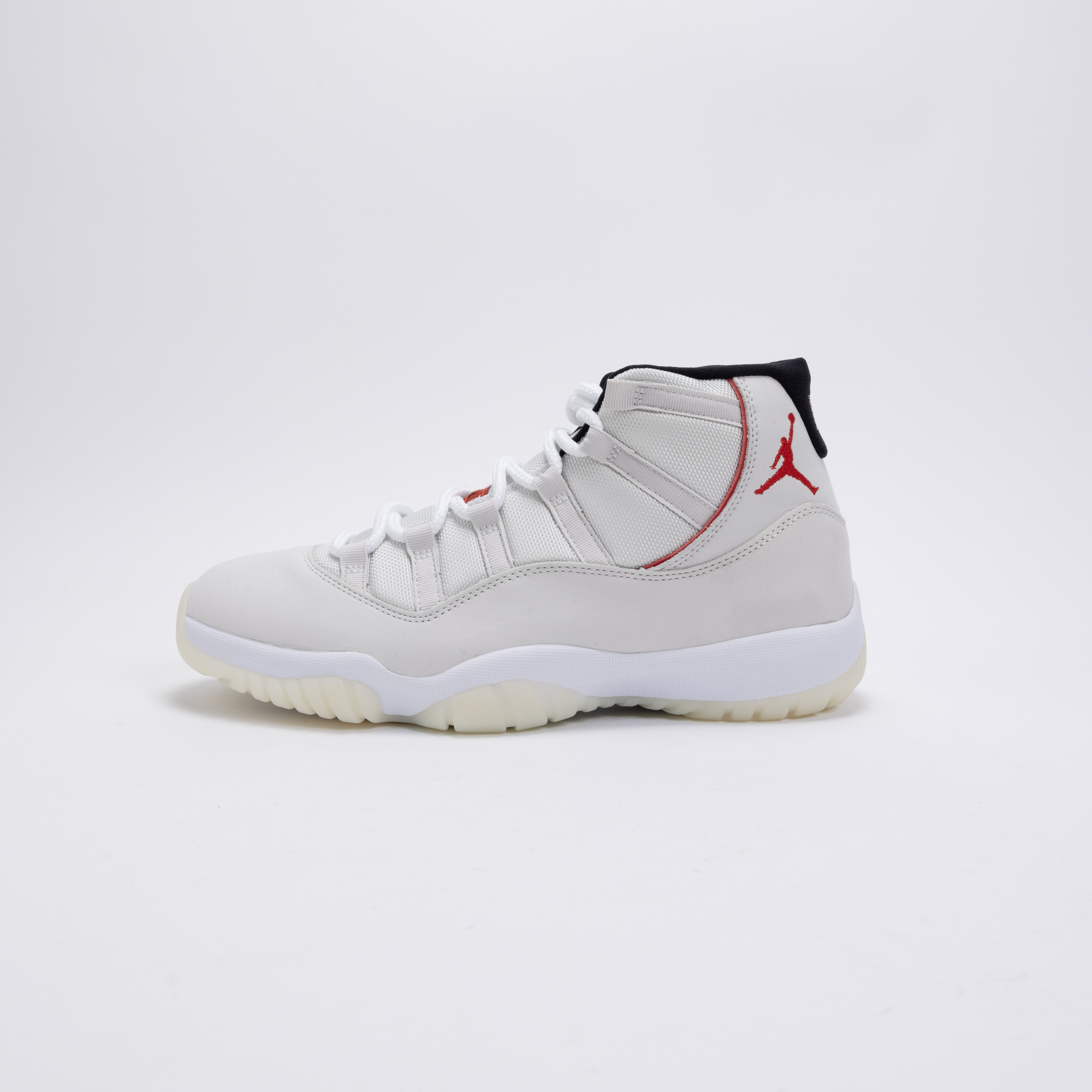 【瑕疵商品49】-(B1b)-AIR JORDAN 11 RETRO "PLATINUM TINT" 白紅 高筒-378037 016