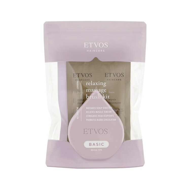 [限定] ETVOS Relaxing Massage Brush BASIC 水滴輕巧頭皮按摩梳