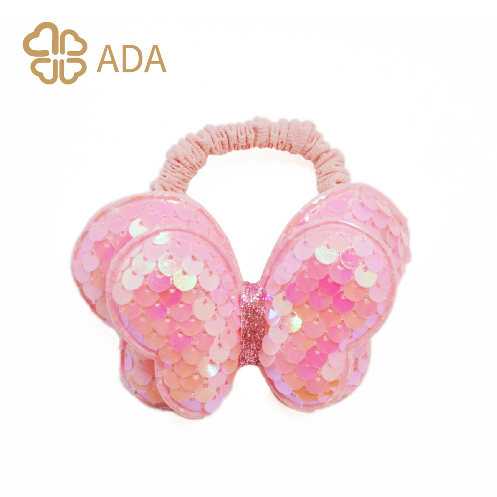ADA 亮片蝴蝶髮圈1入〈全3款〉