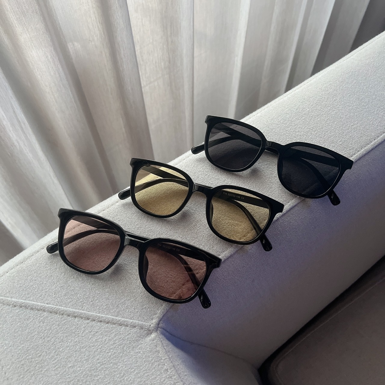 S0714質感經典百搭膠框墨鏡/三色