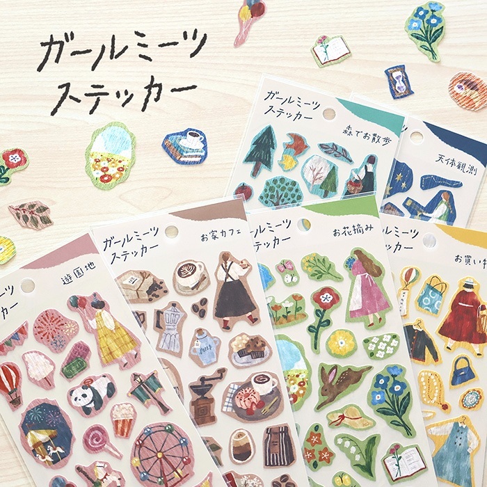 Girl Meets Series sticker / MINDWAVE / JAPAN