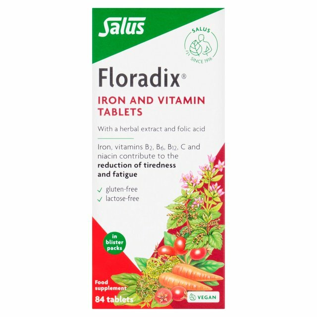 Salus Floradix 德國 鐵元 補鐵補血抗疲勞 84片