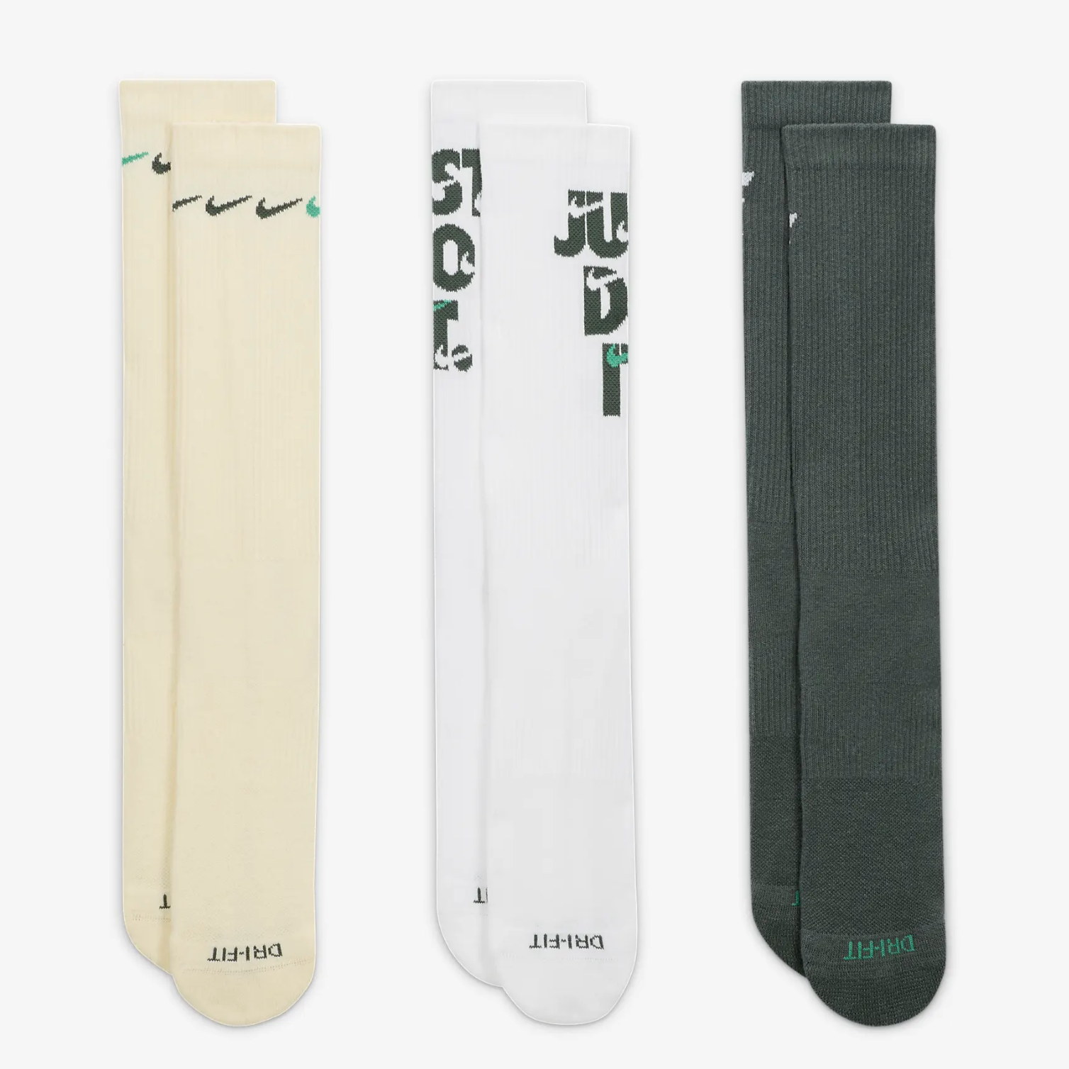 Nike Everyday Plus 森林配色長襪 (DH3822-901)正面官方照