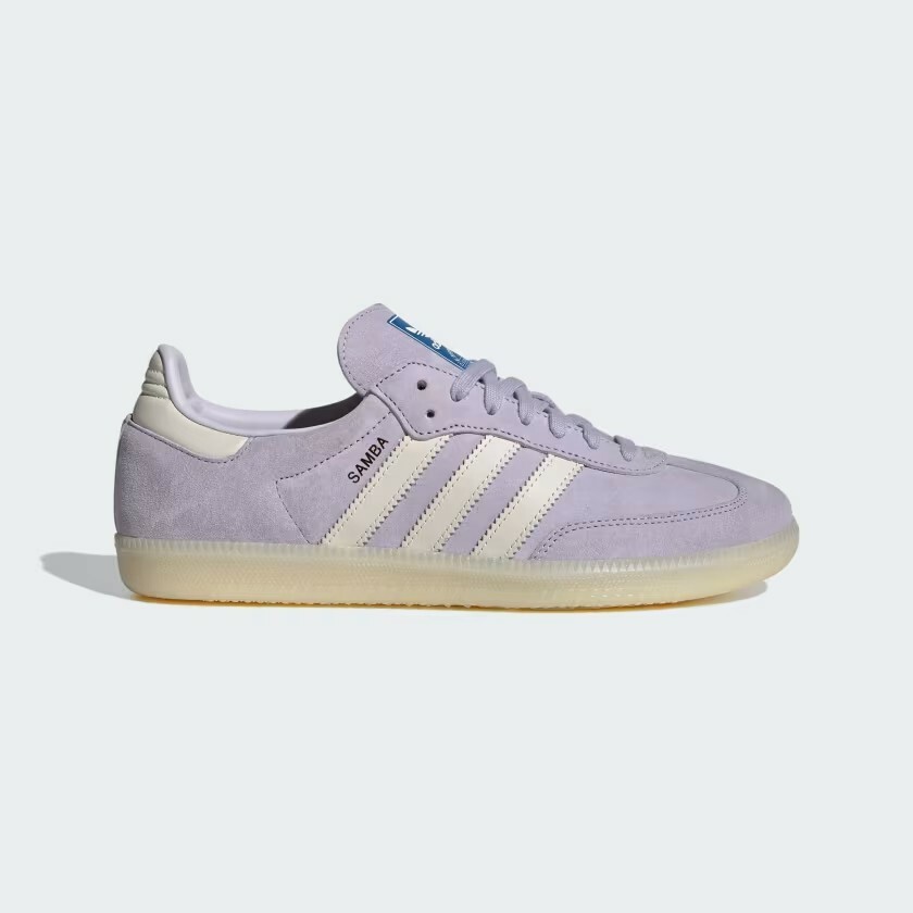 【adidas SAMBA OG 經典鞋款 - 薰衣草粉紫】