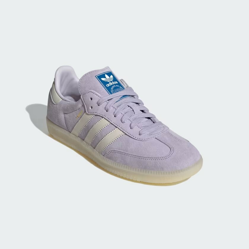 【adidas SAMBA OG 經典鞋款 - 薰衣草粉紫】