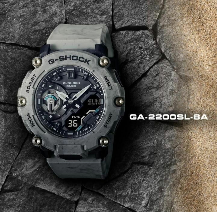 Casio G-Shock GA-2200SL-8A 手錶 (香港行貨)